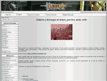 Tablet Screenshot of enlaces.clandlan.net